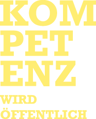 Kompetenz wird oeffentlich